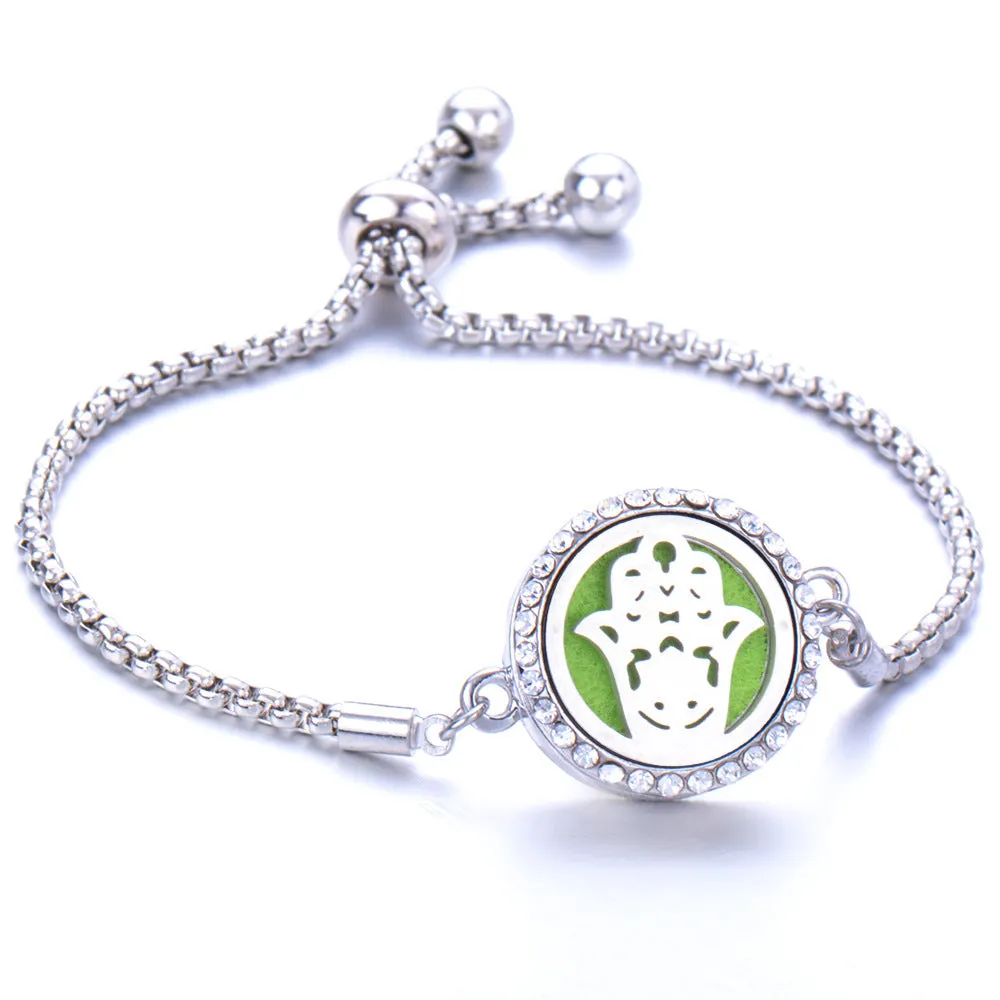 Essential oil diffusion bracelet