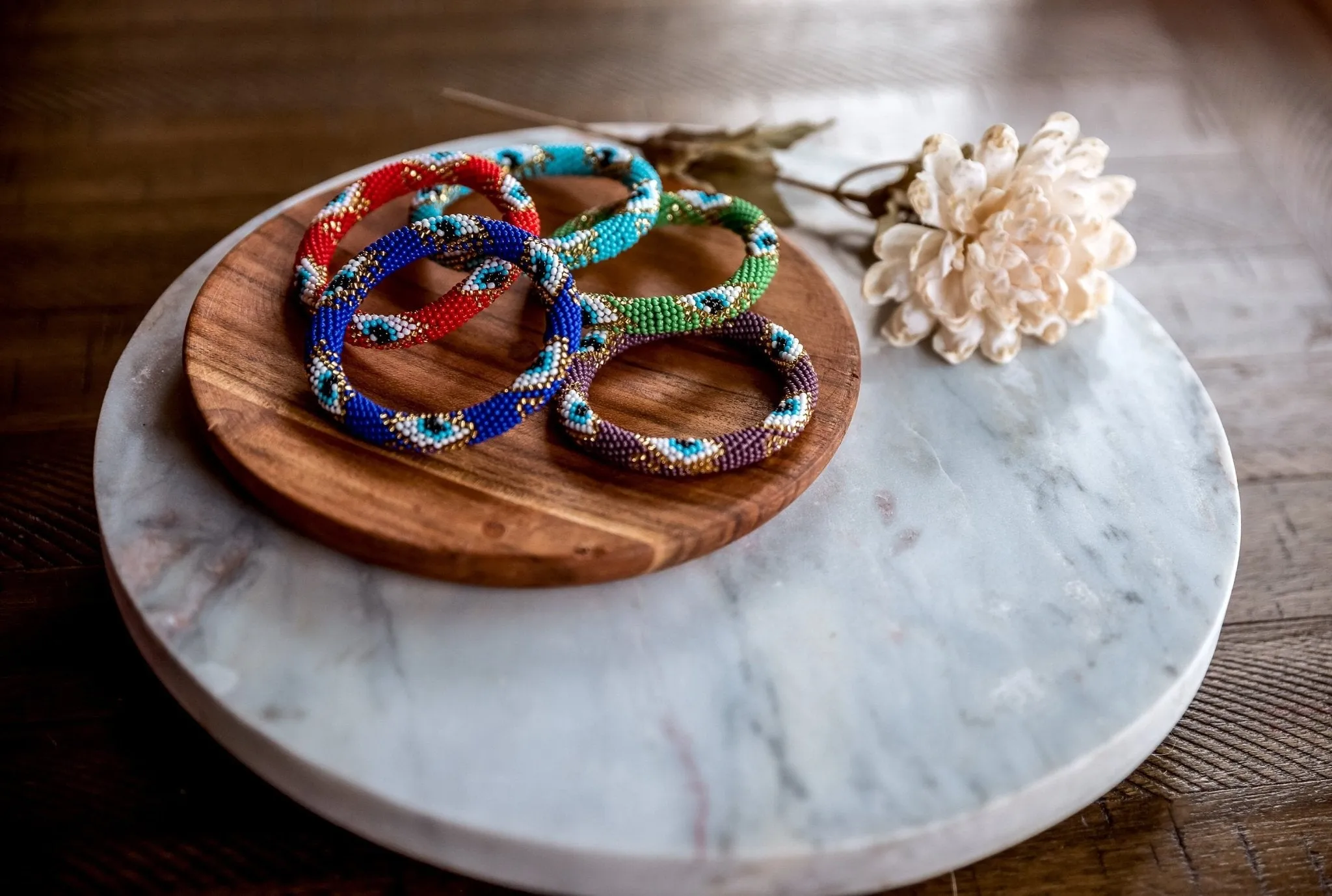 Evil Eye Beaded Bracelet