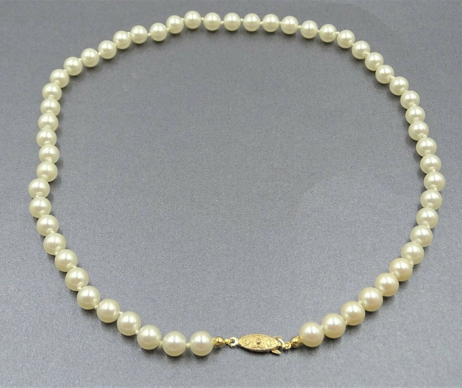 Faux Pearl Cream White Strand Necklace  Fashion Jewellery