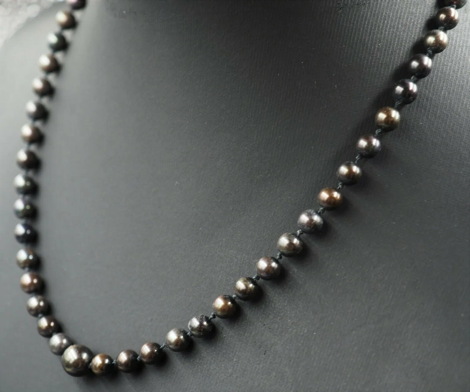 Freshwater Cultured Pearl Strand Necklace with 14ct White Gold Clasp
