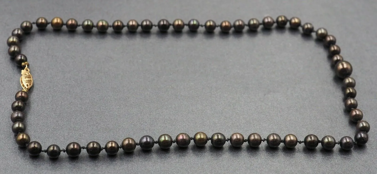 Freshwater Cultured Pearl Strand Necklace with 14ct White Gold Clasp