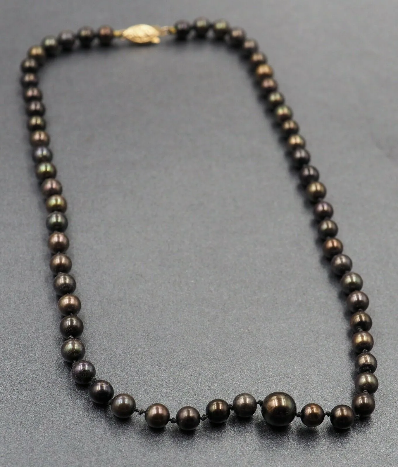 Freshwater Cultured Pearl Strand Necklace with 14ct White Gold Clasp