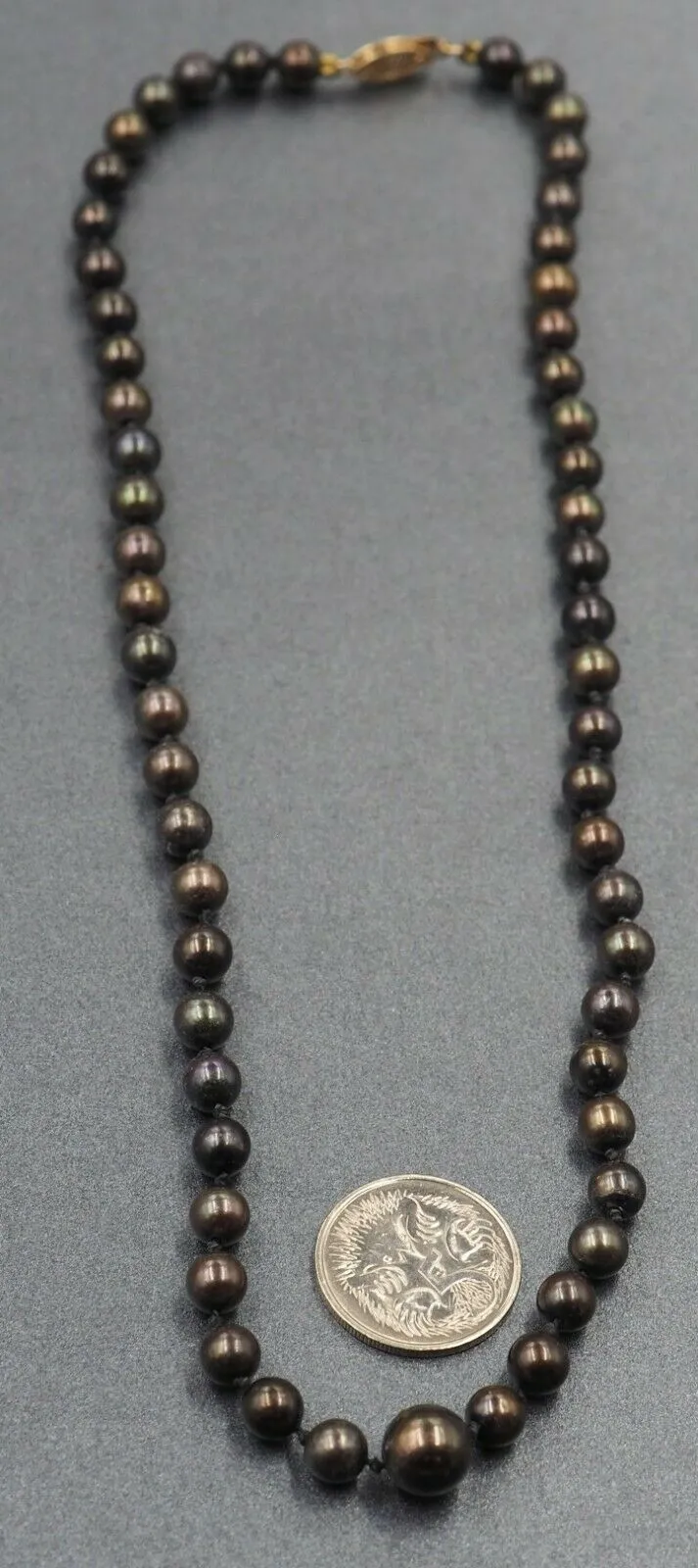 Freshwater Cultured Pearl Strand Necklace with 14ct White Gold Clasp