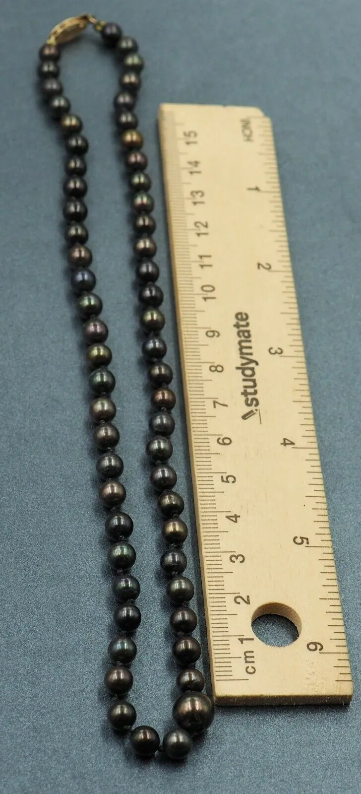 Freshwater Cultured Pearl Strand Necklace with 14ct White Gold Clasp