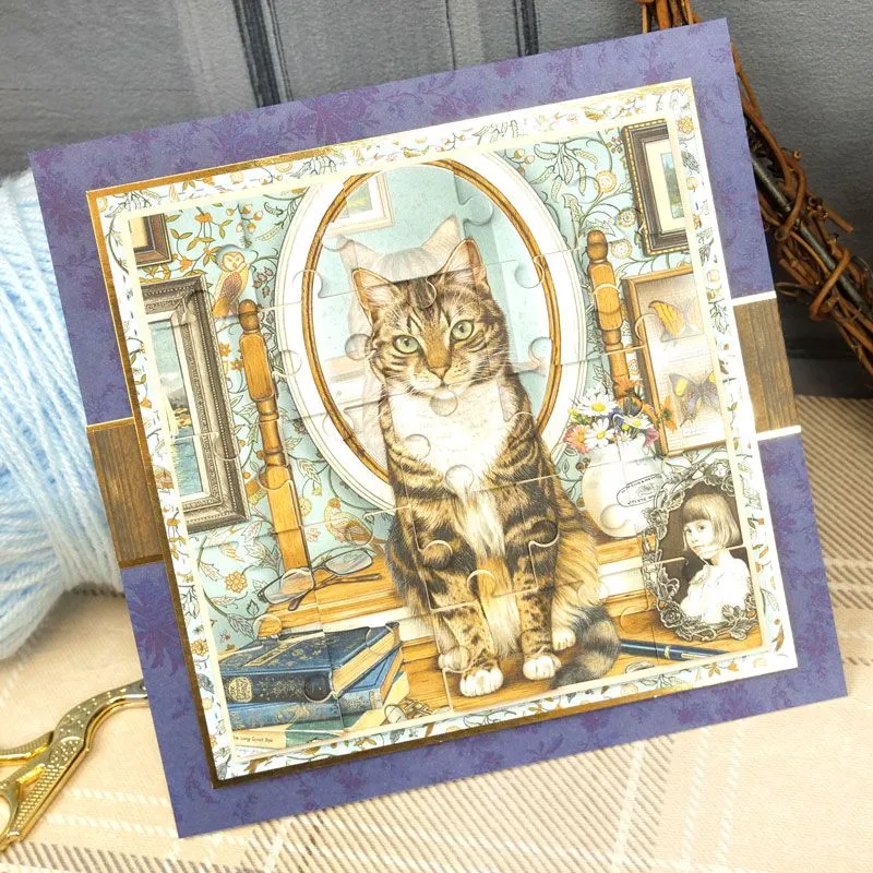 Hunkydory Moonstone Dies - Square Jigsaw & Frame