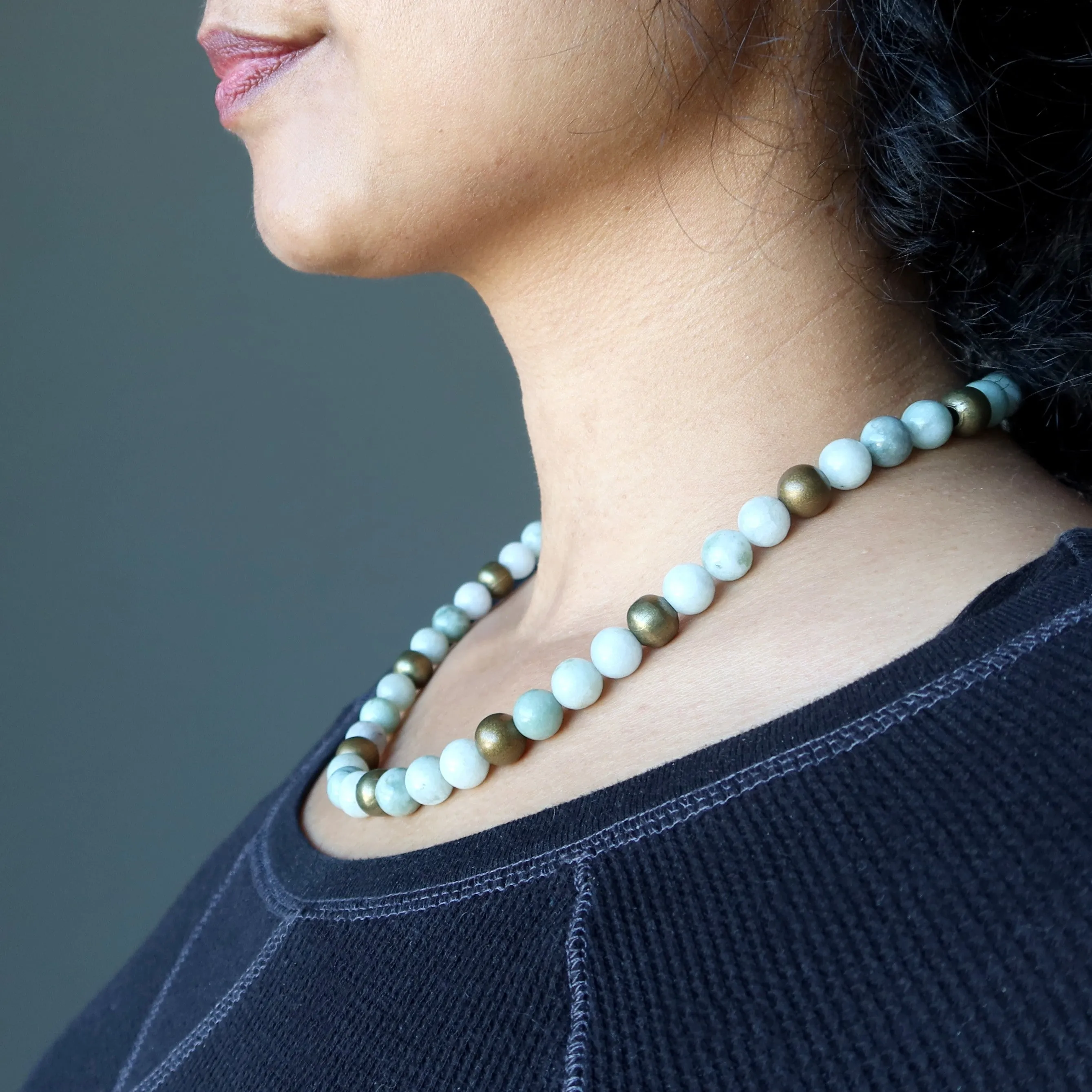 Jade Necklace Adorn Abundance Luxe Nephrite Crystals
