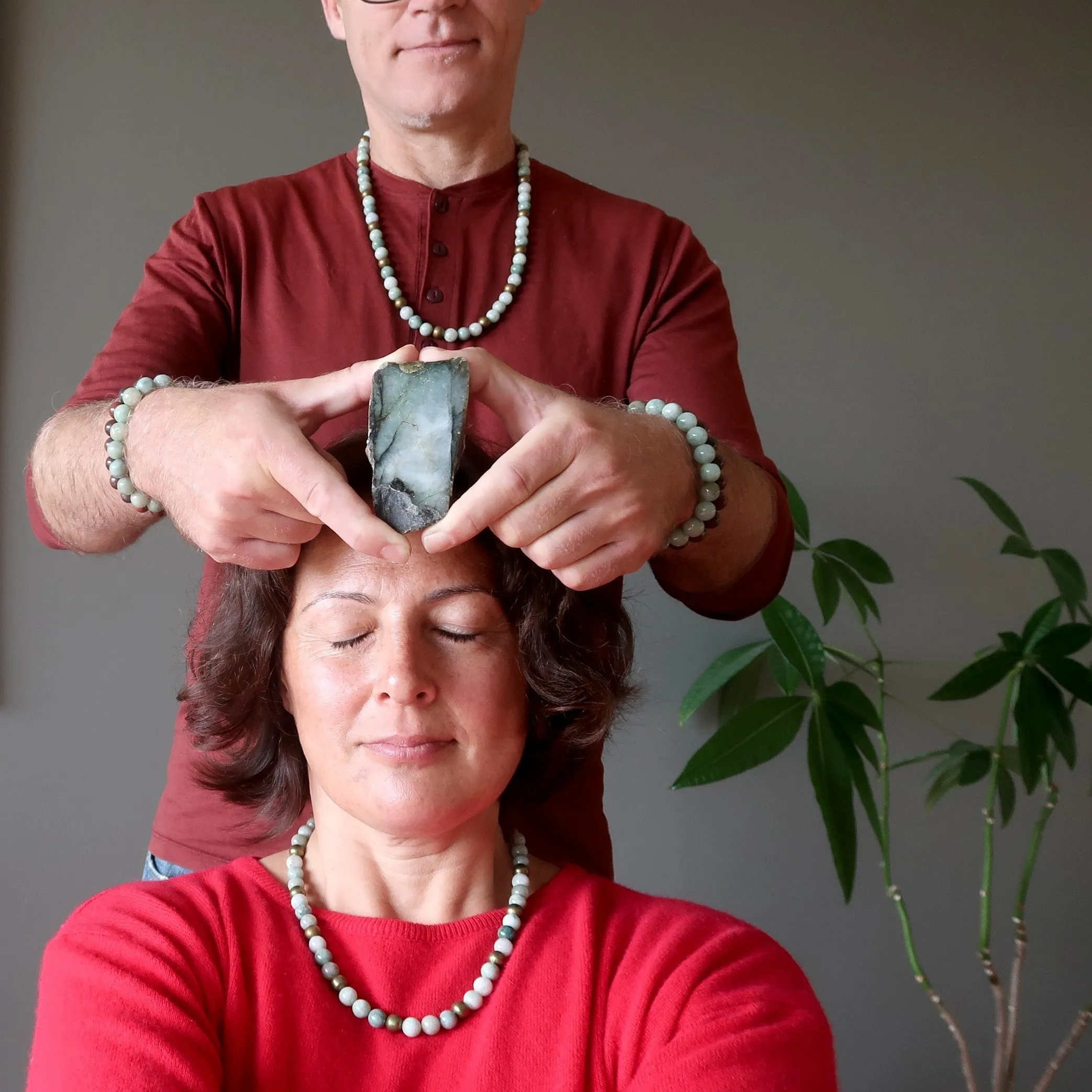 Jade Necklace Adorn Abundance Luxe Nephrite Crystals