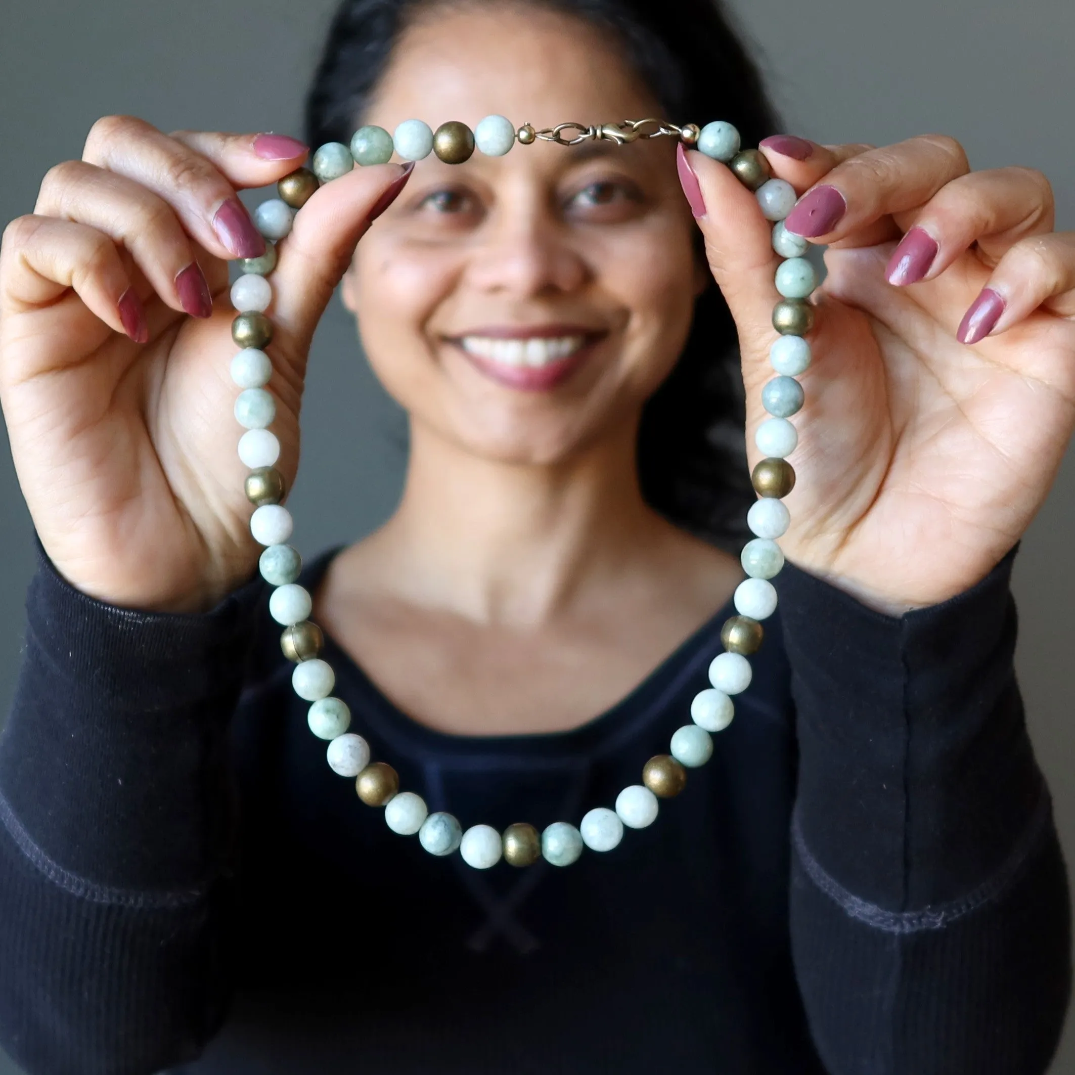Jade Necklace Adorn Abundance Luxe Nephrite Crystals