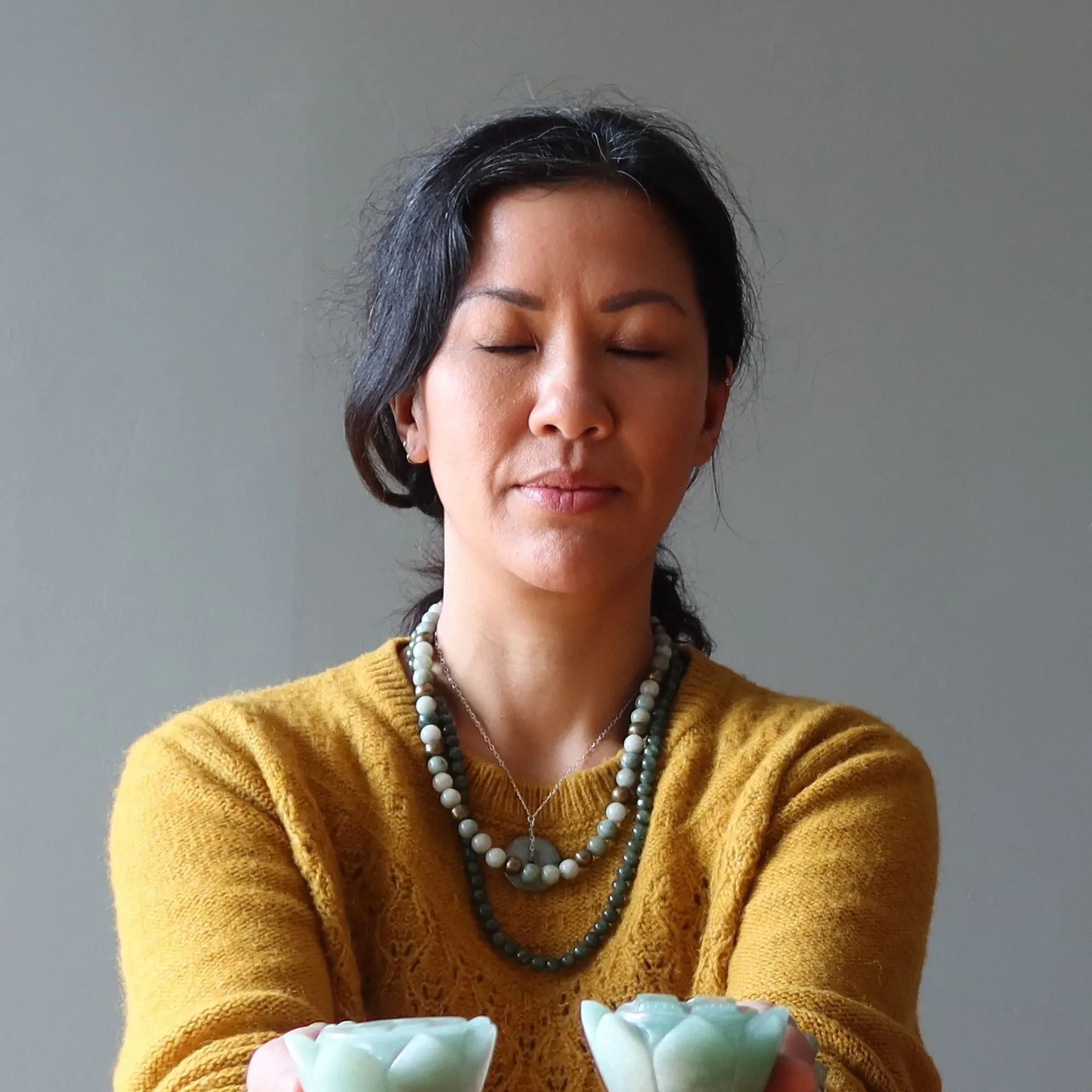 Jade Necklace Adorn Abundance Luxe Nephrite Crystals