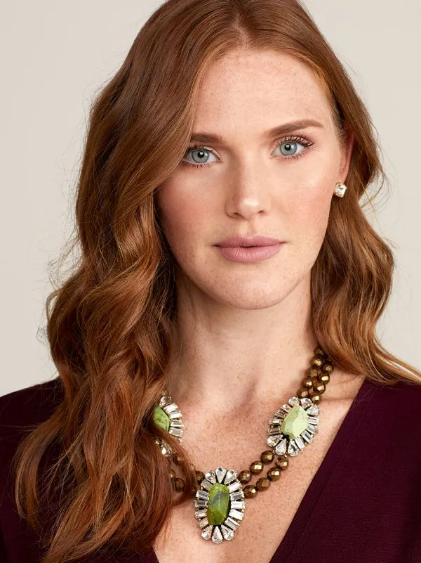Jade Statement Collar Necklace