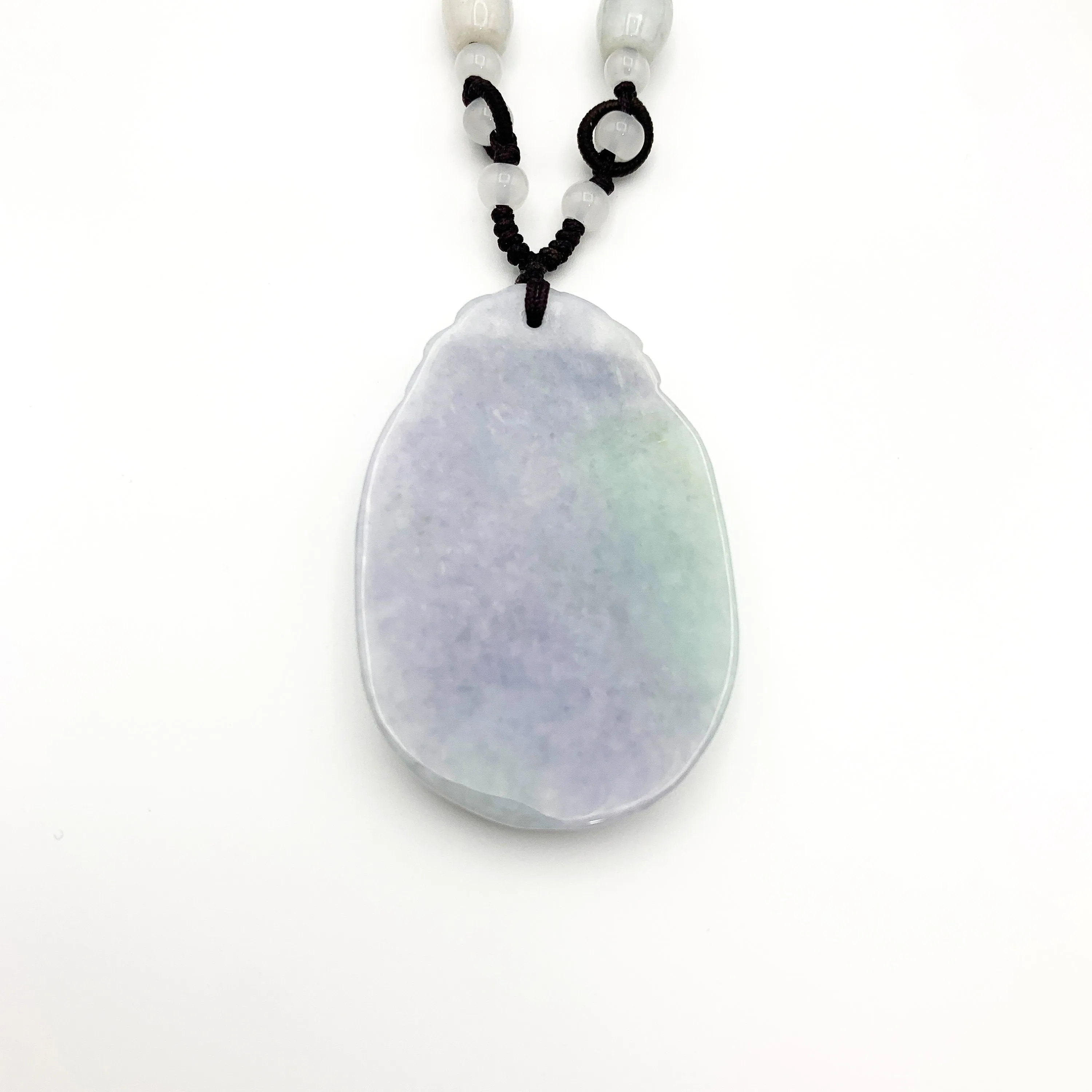 Jadeite Jade Dog Chinese Zodiac Carved Pendant Necklace, YW-0110-1646608995