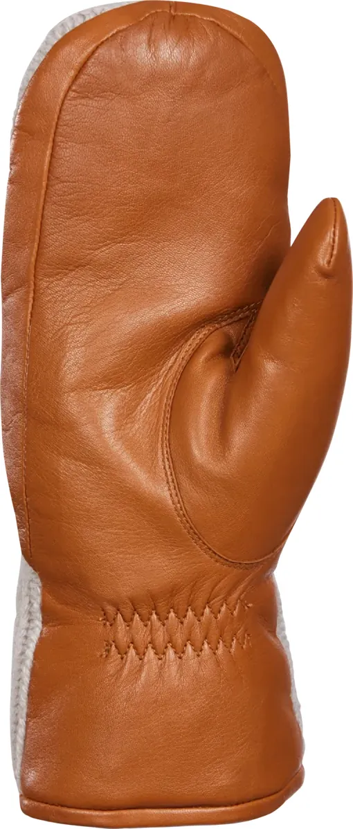 Kombi Women&#x27;s Ariana Leather and Knit Mittens Moonstone | Buy Kombi Women&#x27;s Ariana Leather and Knit Mittens Moonstone here | Outnorth