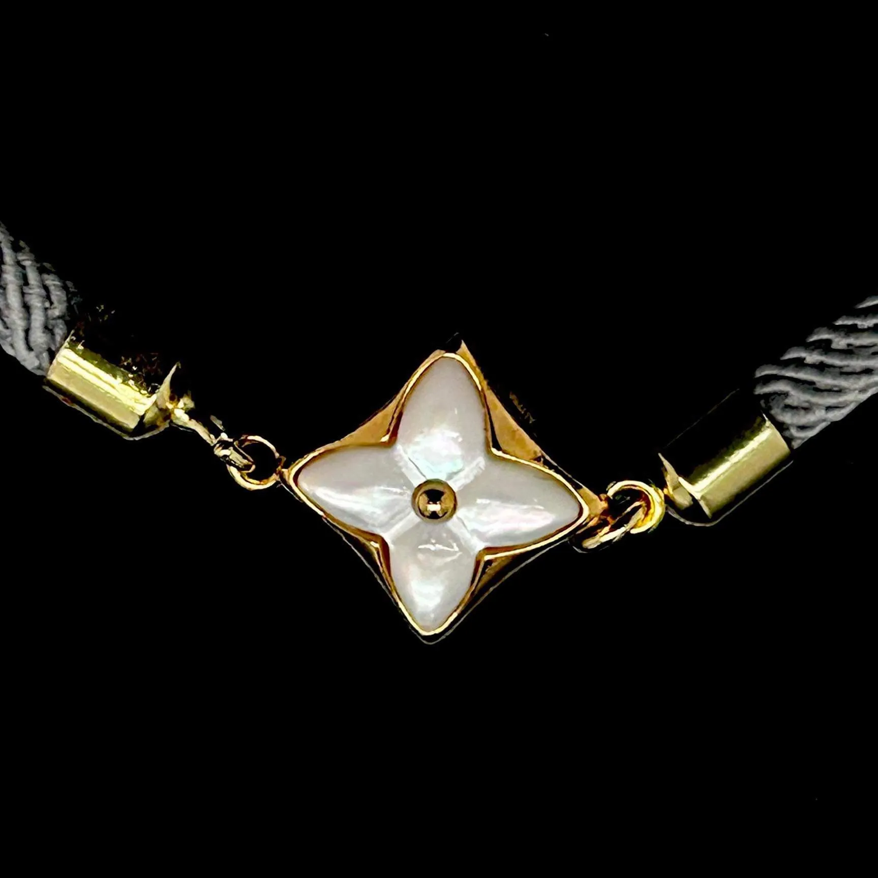 #LoveLVNA | 18kt Mother of Pearl Center Adjustable Gray String Bracelet (FREE ₱10,000 worth of LVNA GC)