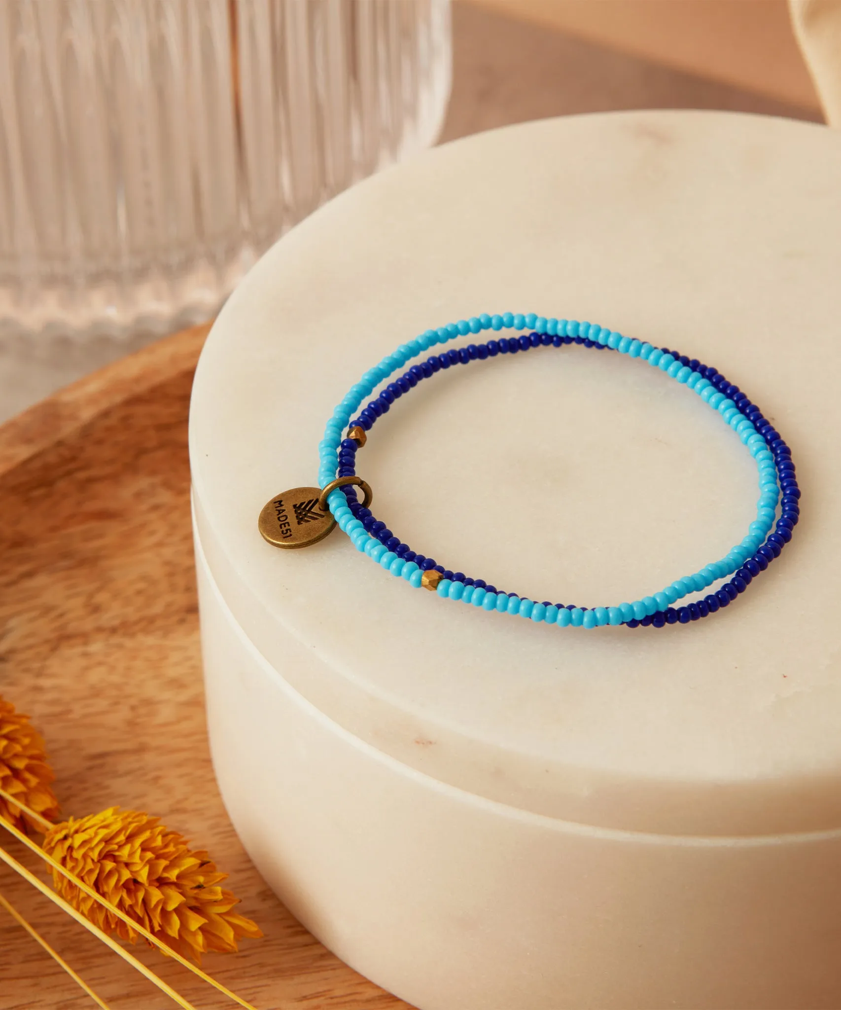 MADE51 Refugee Made Peace Bracelet