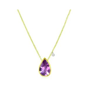 Meira T February Amethyst Birthstone  Pendant