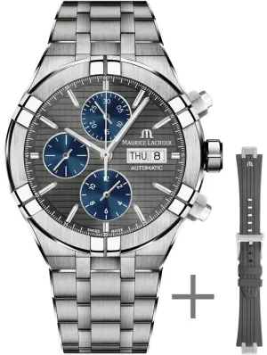 ML Watch Aikon AutoMTic Chronograph Titanium 44mm Strap Set