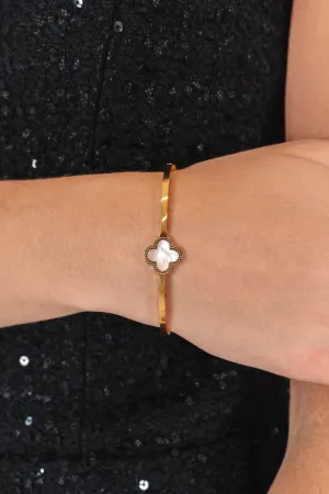 Mother Of Pearl Bracelet - Gold