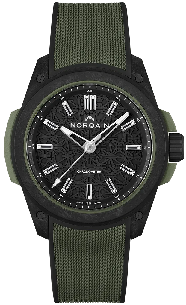 NOR Watch Wild One & NORSteq Black Khaki Mesh