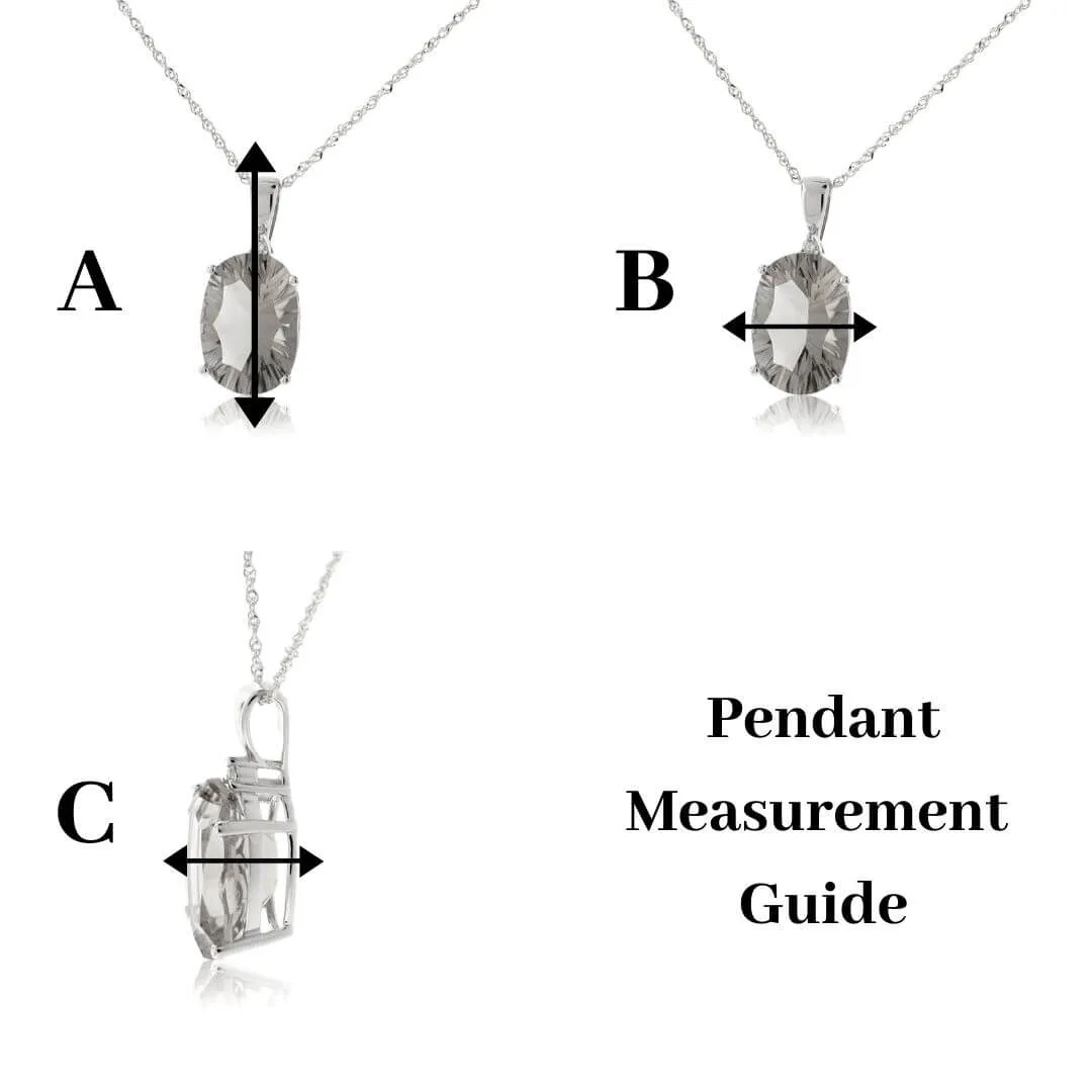 Oval Alexandrite & Diamond Accented Pendant