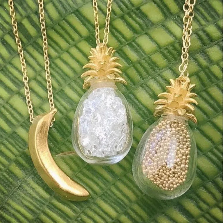 Pineapple Shaker Necklace