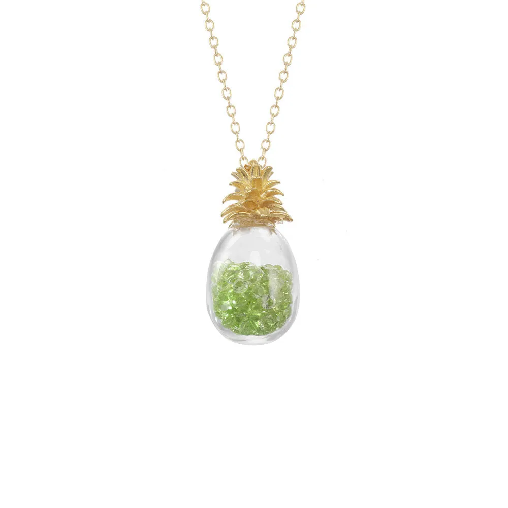Pineapple Shaker Necklace