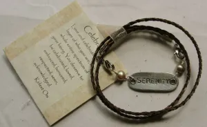 Praols Story Bracelets Celebrate Spirit Serenity Braided Wrap Bracelet
