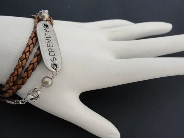 Praols Story Bracelets Celebrate Spirit Serenity Braided Wrap Bracelet