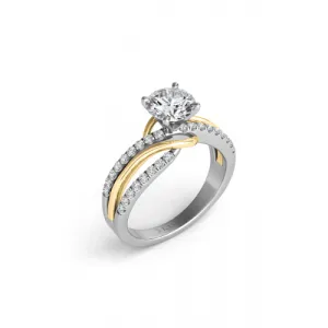 S. Kashi and Sons Bypass Engagement Ring EN7533-1YW
