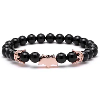Semi-Precious Stone Vampire Beaded Bracelet
