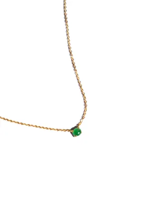 seree atelier | Mila — Imperial green jade necklace