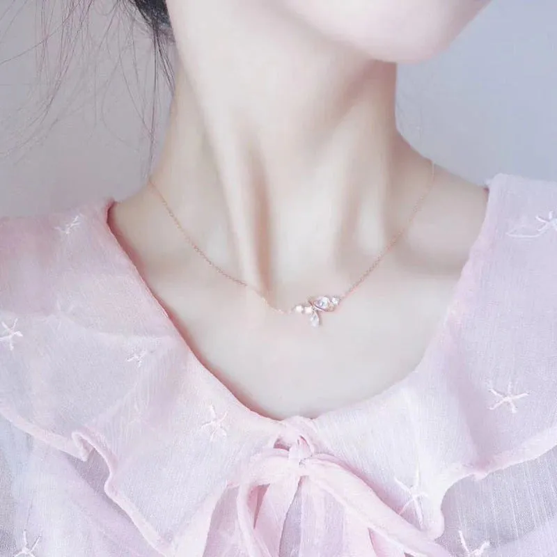 Shimmering Waterdrop Moonstone Pendant Necklaces