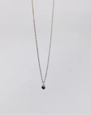 Sterling Silver Necklace with Amethyst