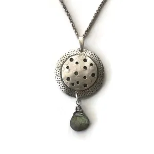 Sterling Silver Necklace with Labradorite N336LAB by Joanna Craft Jewelry Design