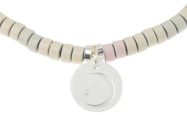 Stone Intention Charm Bracelet - Moonstone/Silver/Gold