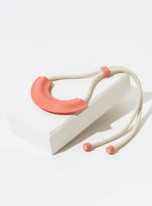 STUDIO MINERAL - SAT CORAL CERAMIC NECKWARE