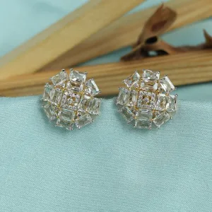 Tops/Studs Zircon/AD Earring 6159-08