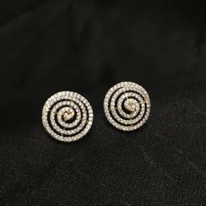 Tops/Studs Zircon/AD Earring 6166-08