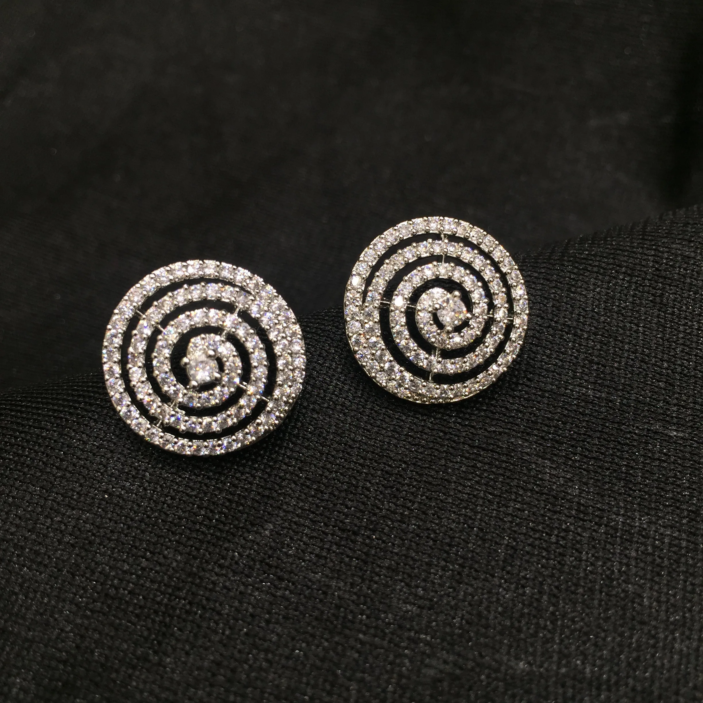 Tops/Studs Zircon/AD Earring 6166-08