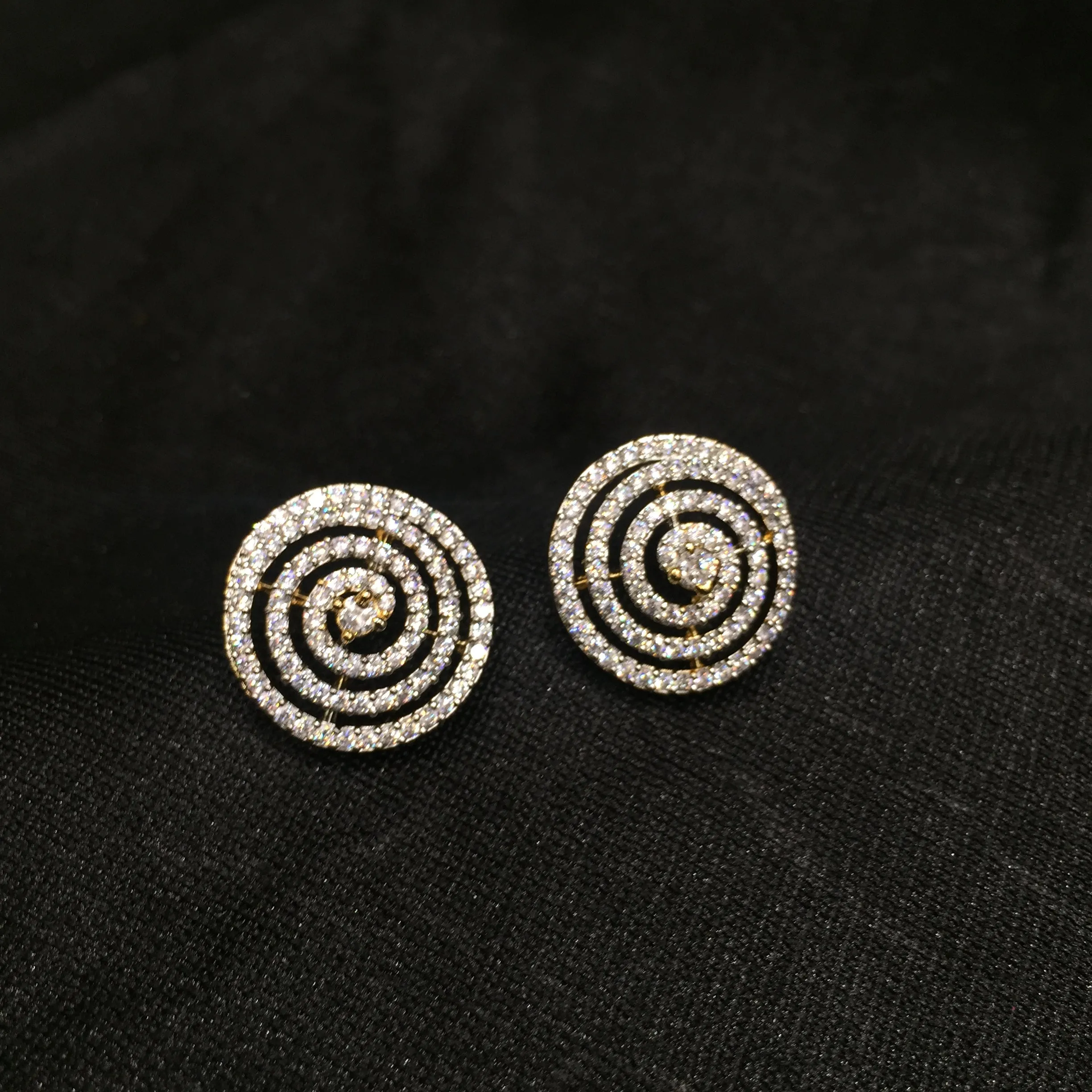 Tops/Studs Zircon/AD Earring 6166-08