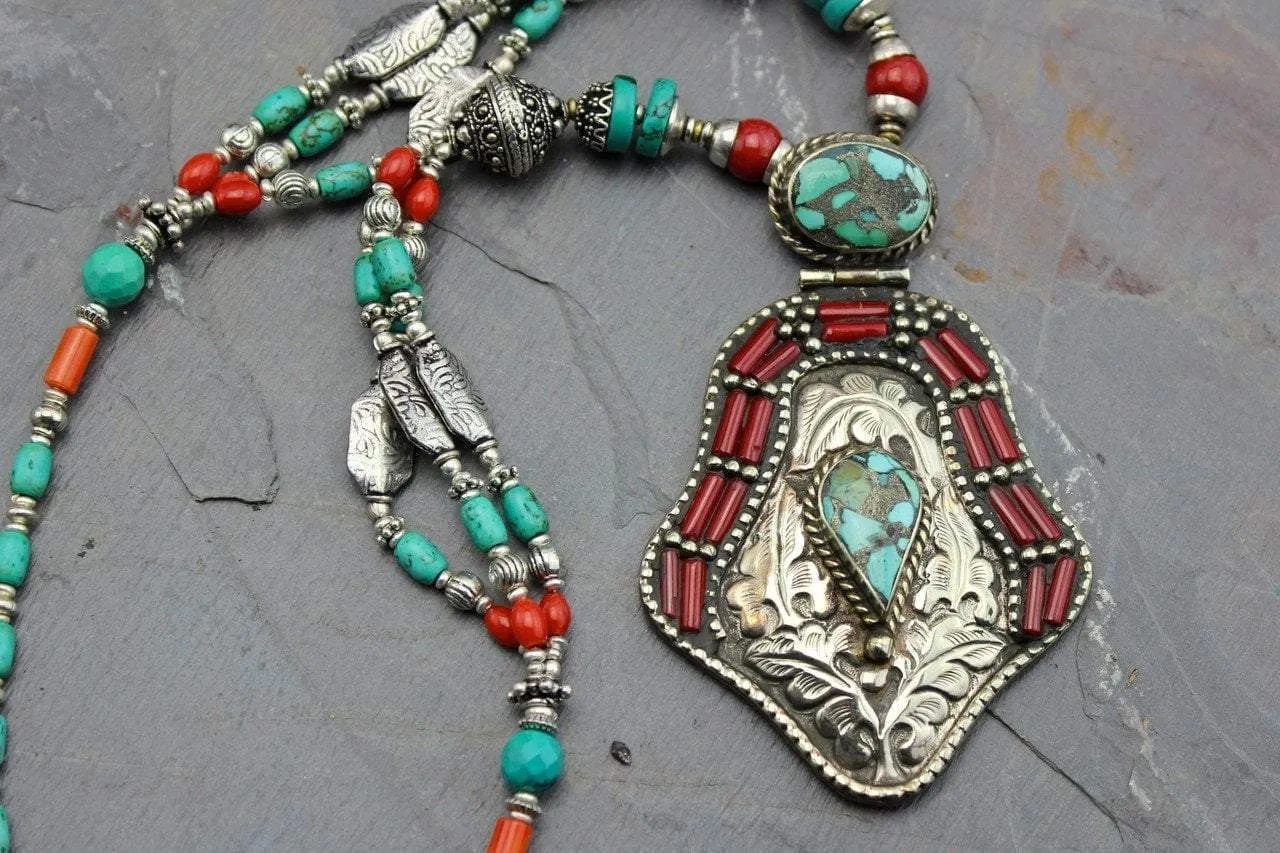 Traditional Tibetan Artisan Necklace