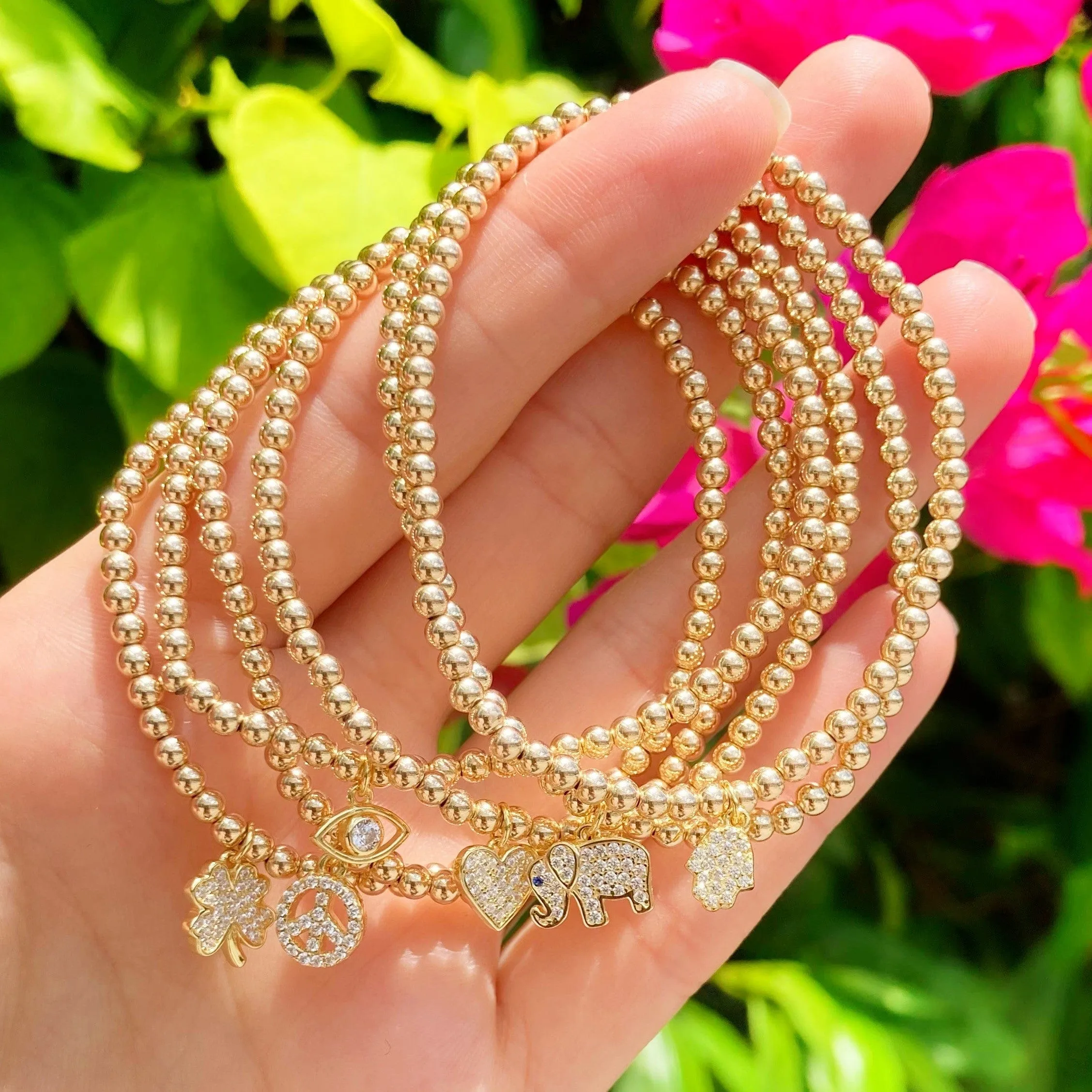 Trunks Up | Dangle Charm Bracelet