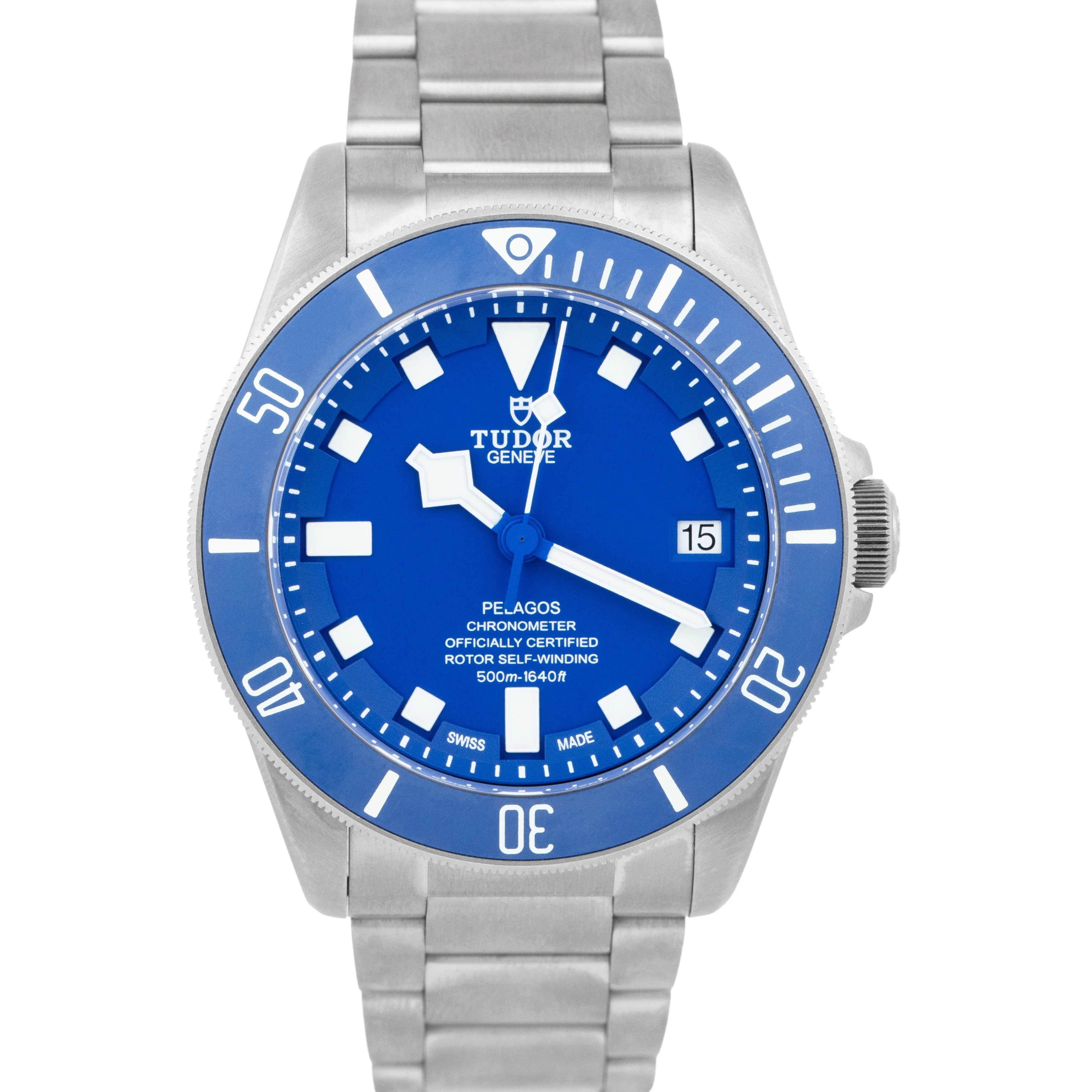 Tudor Pelagos Blue Titanium 42mm Automatic Date Watch 25600 TB CARD BOX