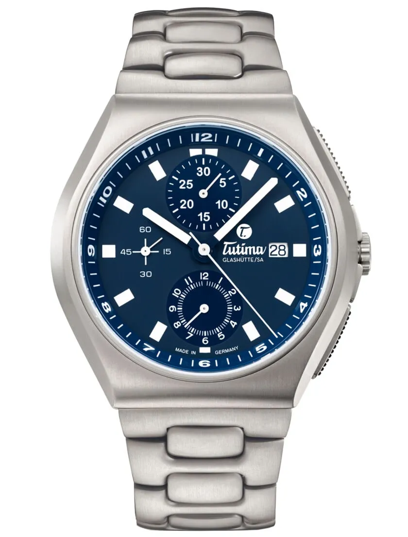 Tutima M2 Coastline Chronograph Titanium Watch 6430-04
