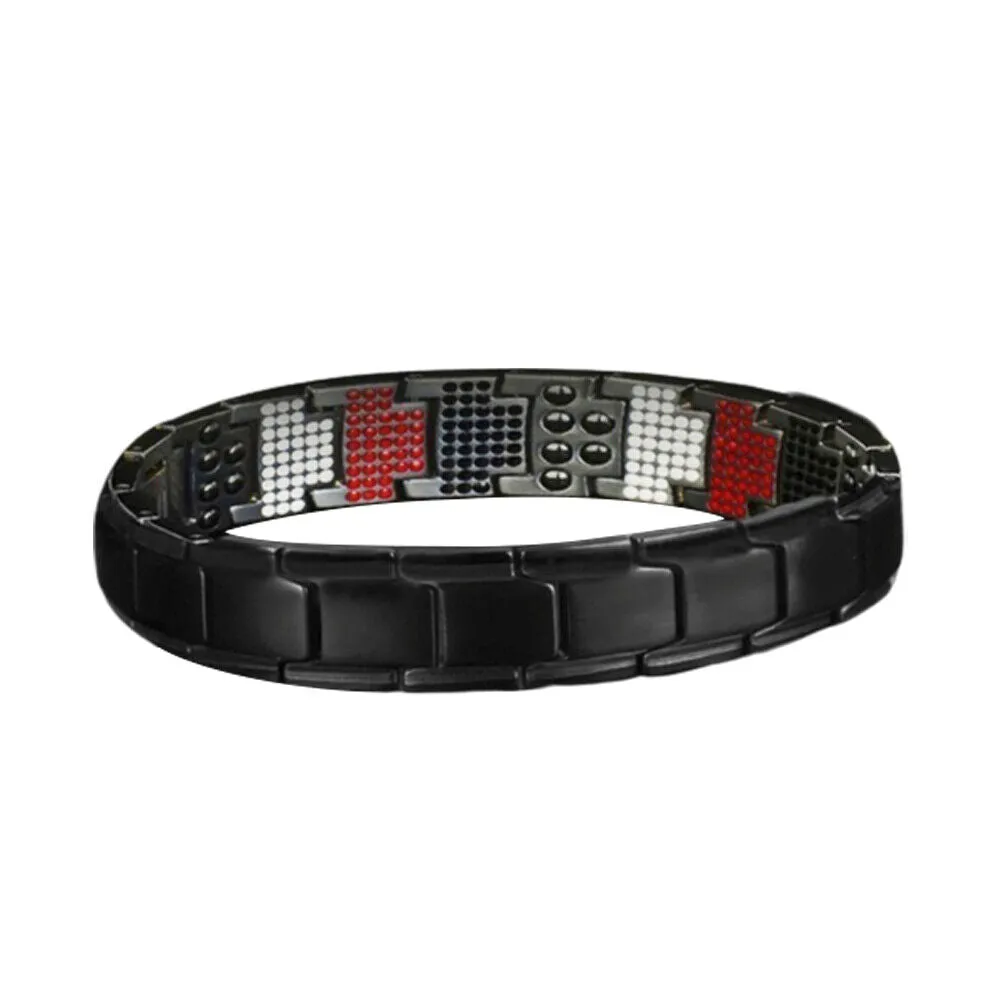 US 1-2 Pc Therapeutic Energy Healing Magnetic Bracelet Therapy Arthritis Jewelry