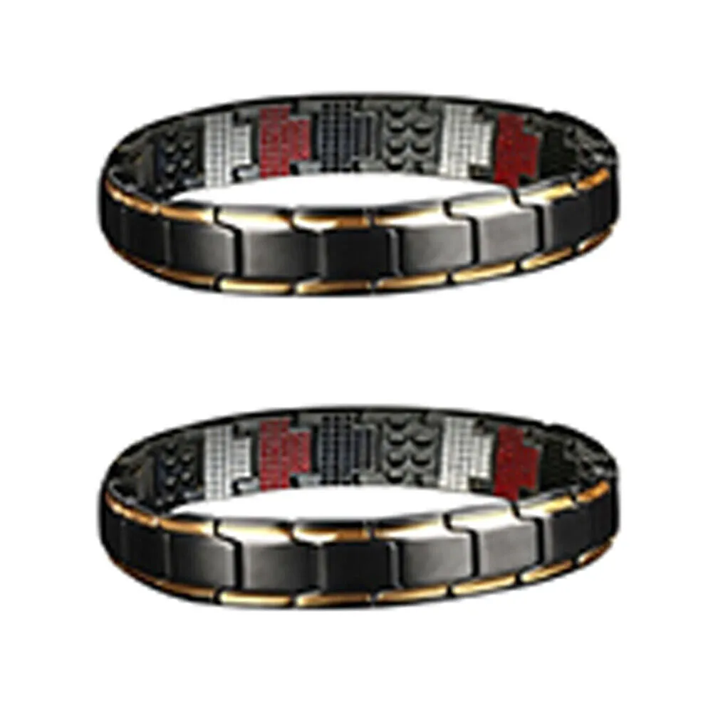 US 1-2 Pc Therapeutic Energy Healing Magnetic Bracelet Therapy Arthritis Jewelry