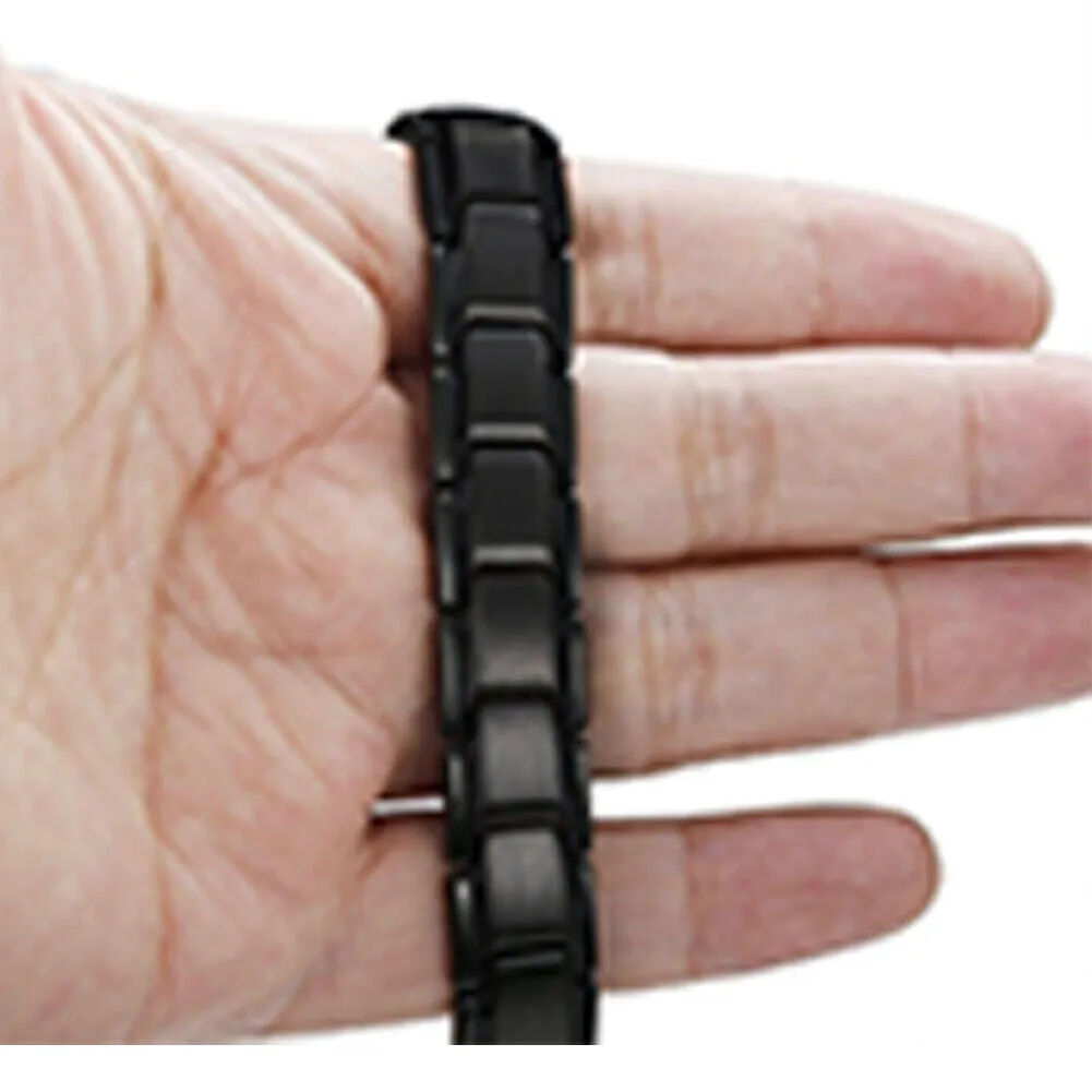 US 1-2 Pc Therapeutic Energy Healing Magnetic Bracelet Therapy Arthritis Jewelry