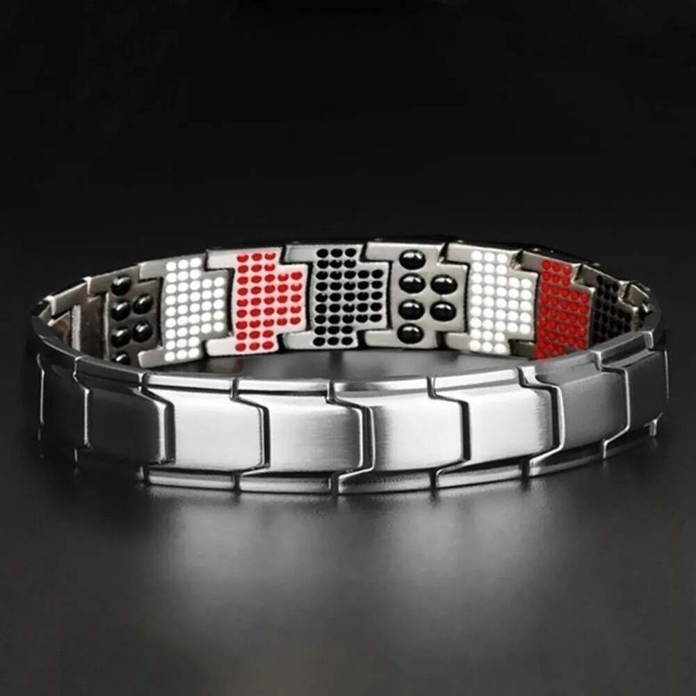 US 1-2 Pc Therapeutic Energy Healing Magnetic Bracelet Therapy Arthritis Jewelry