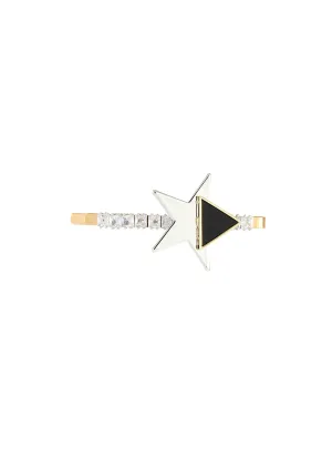 ZIRCON EMBELLISHED STAR DECO HAIR CLIP