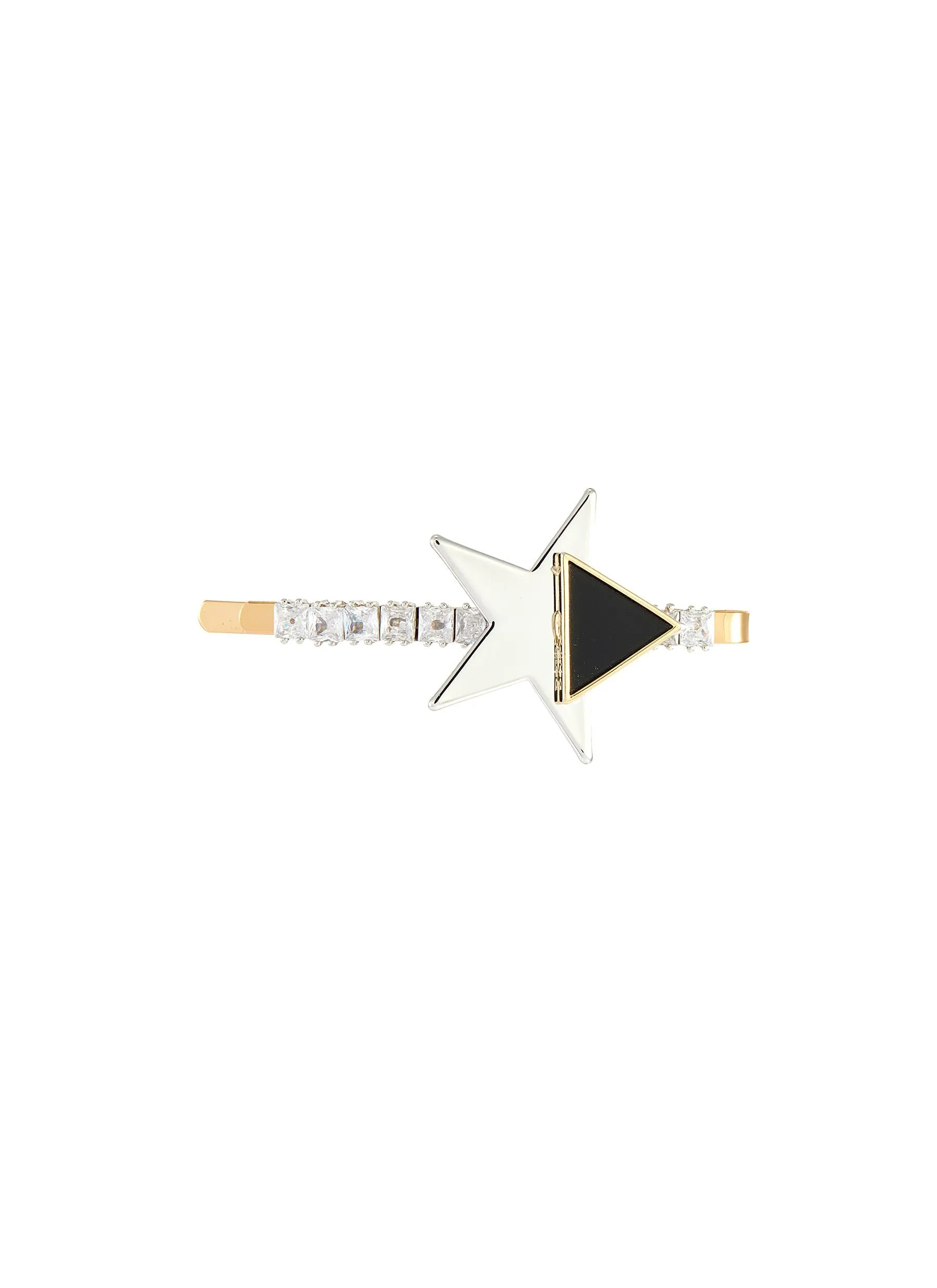 ZIRCON EMBELLISHED STAR DECO HAIR CLIP