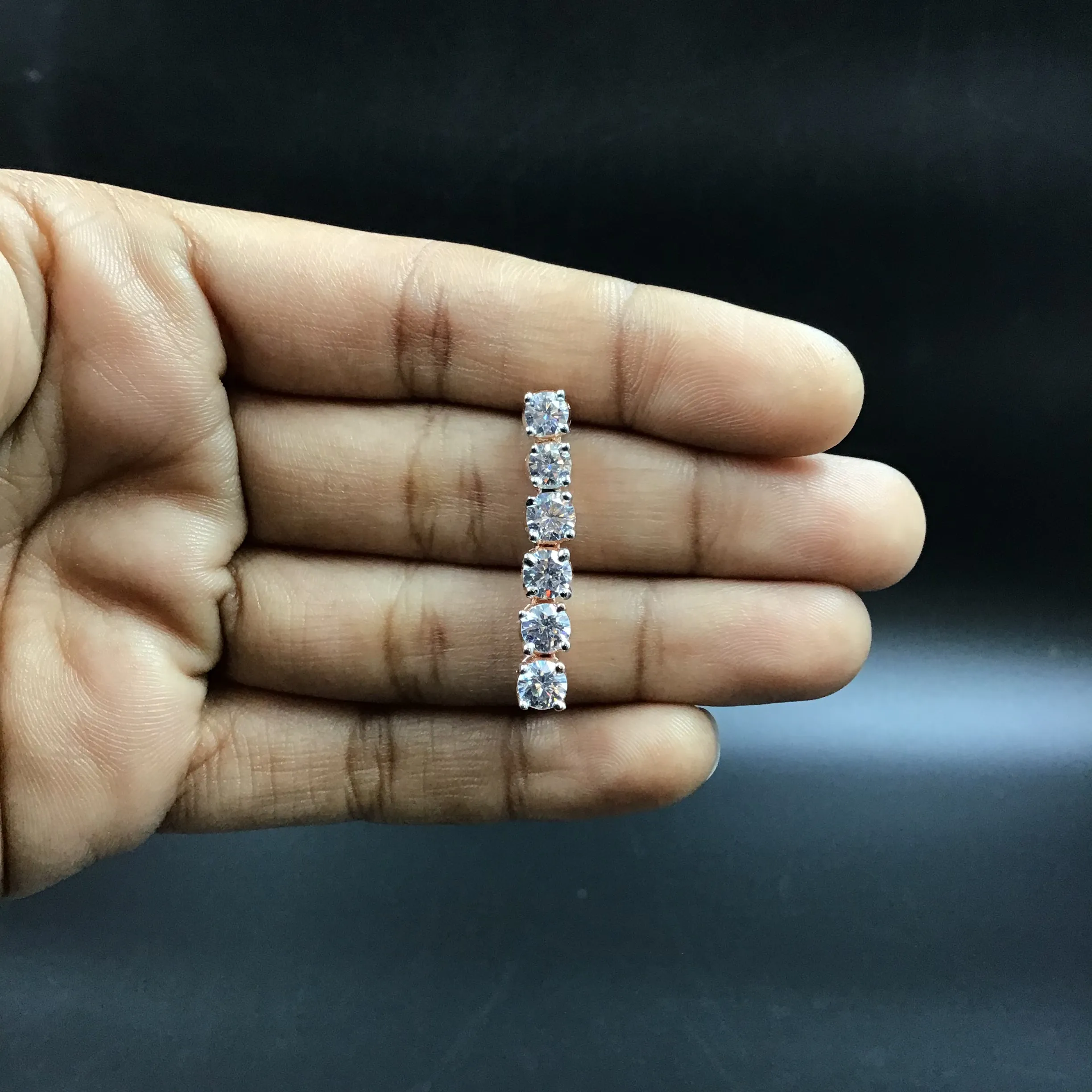 Zircon/AD Necklace Set 16915-4063